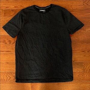 Express Black Patterned Men's Tee